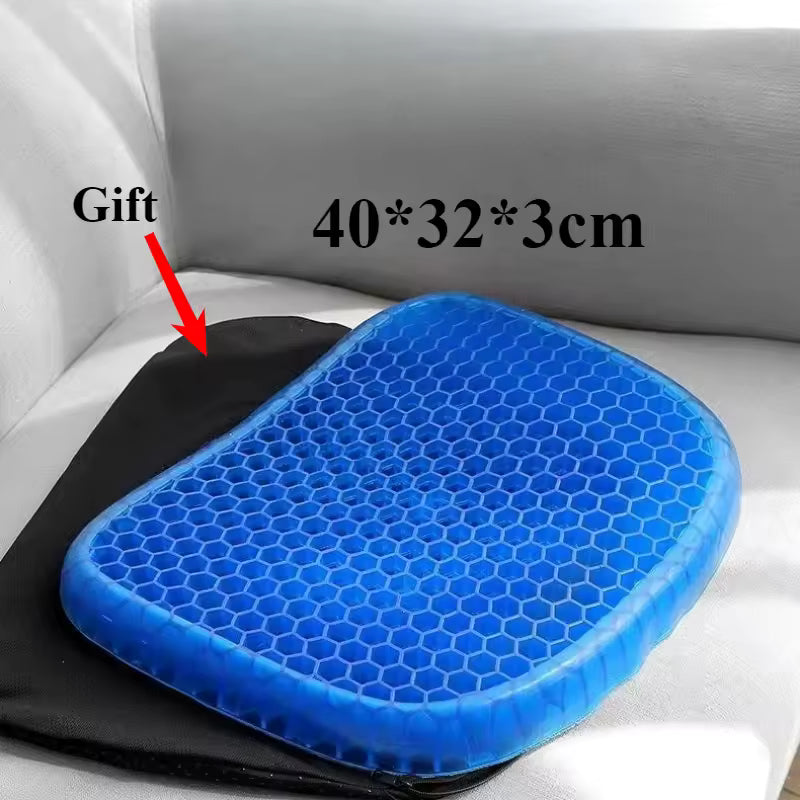Orthopedisch Gelkussen Zitcomfort Drukverlichting Stuitbeen Bureaustoel Auto Rolstoel Memory Foam Zitkussen | Sansoti
