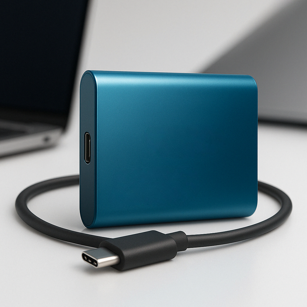 Draagbare SSD 512GB USB-C Externe Harde Schijf Ultrasnel voor Laptop & PC | Sansoti