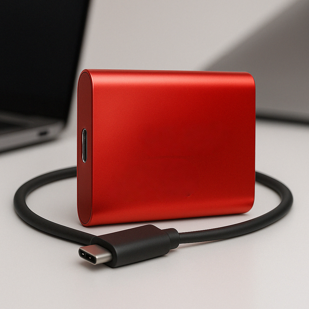 Draagbare SSD 512GB USB-C Externe Harde Schijf Ultrasnel voor Laptop & PC | Sansoti