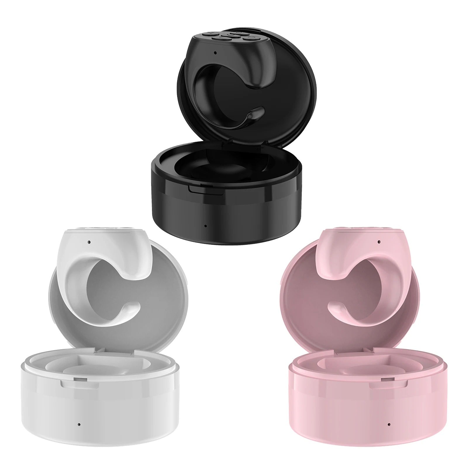Bluetooth Scrollring voor Handsfree Bladeren Scrollen Zwart Wit Roze Smartphones Tablets Mobiele Apparaten | Sansoti