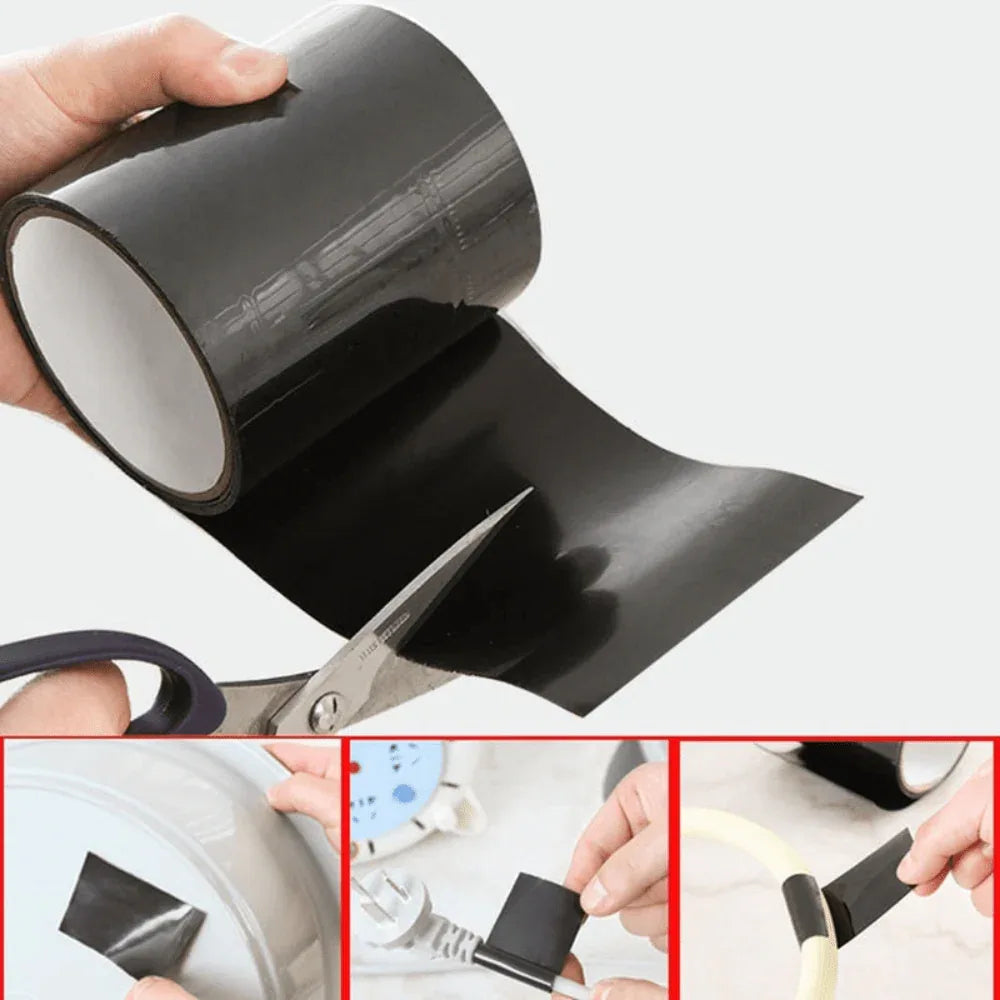 Zelfklevende Afdichtingstape Waterdicht Flexibel UV-Bestendig PVC Metaal Glas Hout Reparatie Binnen Buiten | Sansoti