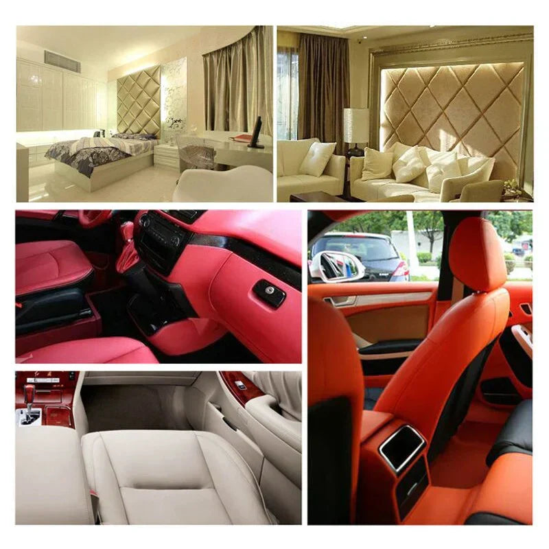 Zelfklevende Leerreparatiefolie 50x138cm Meubelherstel Bankstel Auto Interieur Leren Bank Herstellen | Sansoti