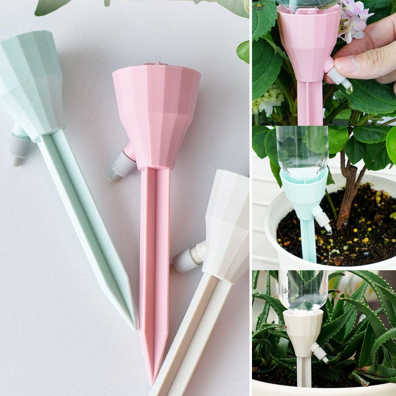 Zelfbevloeiende Plantensteker Set – Automatische Watergift voor Kamerplanten | Plantverzorging op Vakantie | Sansoti