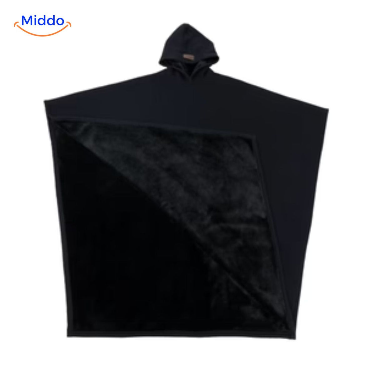 Oversized Cape met Capuchon Wolmix Zwart Paars Rood Groen Unisex Herfst Winter Warmte Comfortabel Stijlvol | Sansoti