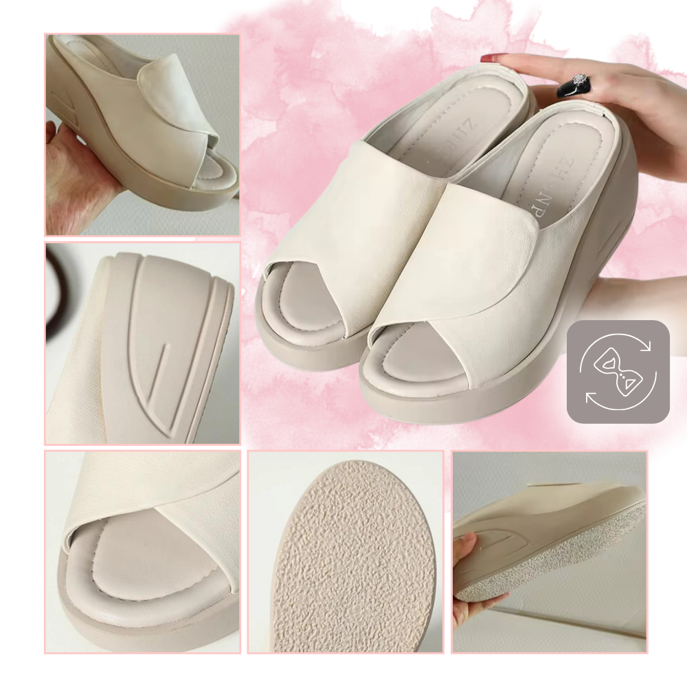 Orthopedische Dames Sleehakken Sandalen met Schokdemping en Voetboogsteun Comfortabel Zomer Schoeisel | Sansoti