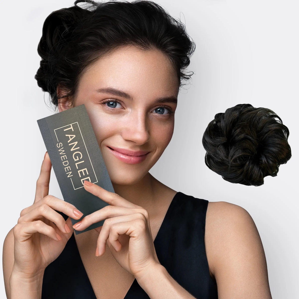 Haarextension Scrunchie Synthetisch Haar Volume Knot Elastiek Diverse Kleuren Haar Styling Accessoire Haaropsteek | Sansoti