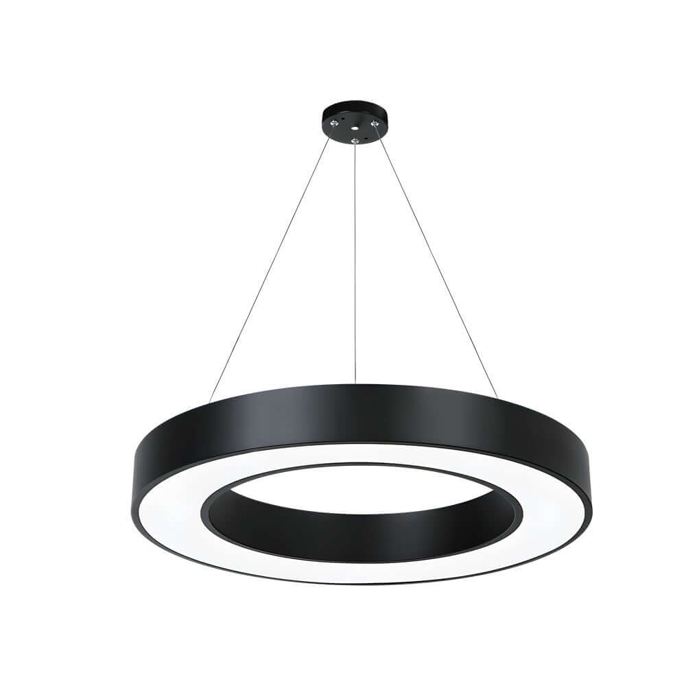 Industrielle LED-Ring-Pendelleuchte 6000K mit IP42 und Acryldiffusor | Restfield