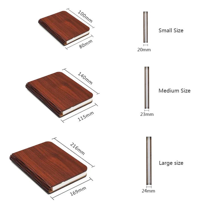 Boeklamp LED met Warm Licht – Decoratieve Houten Lamp in Boekvorm voor Sfeervolle Verlichting | Sansoti