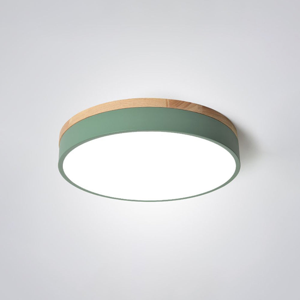 Ronde LED Plafondlamp Dimbaar met 3 Lichtinstellingen Modern Design voor Woonkamer Slaapkamer Keuken Hal | Sansoti