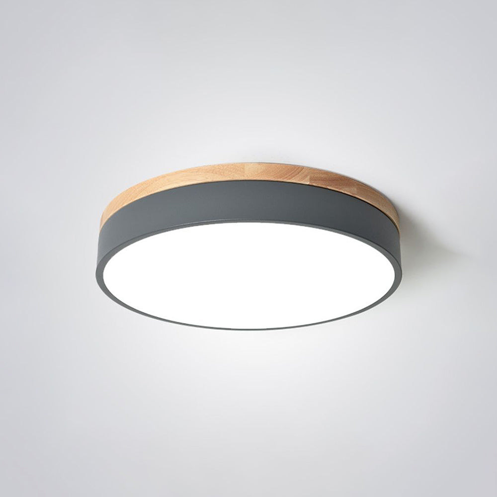 Ronde LED Plafondlamp Dimbaar met 3 Lichtinstellingen Modern Design voor Woonkamer Slaapkamer Keuken Hal | Sansoti