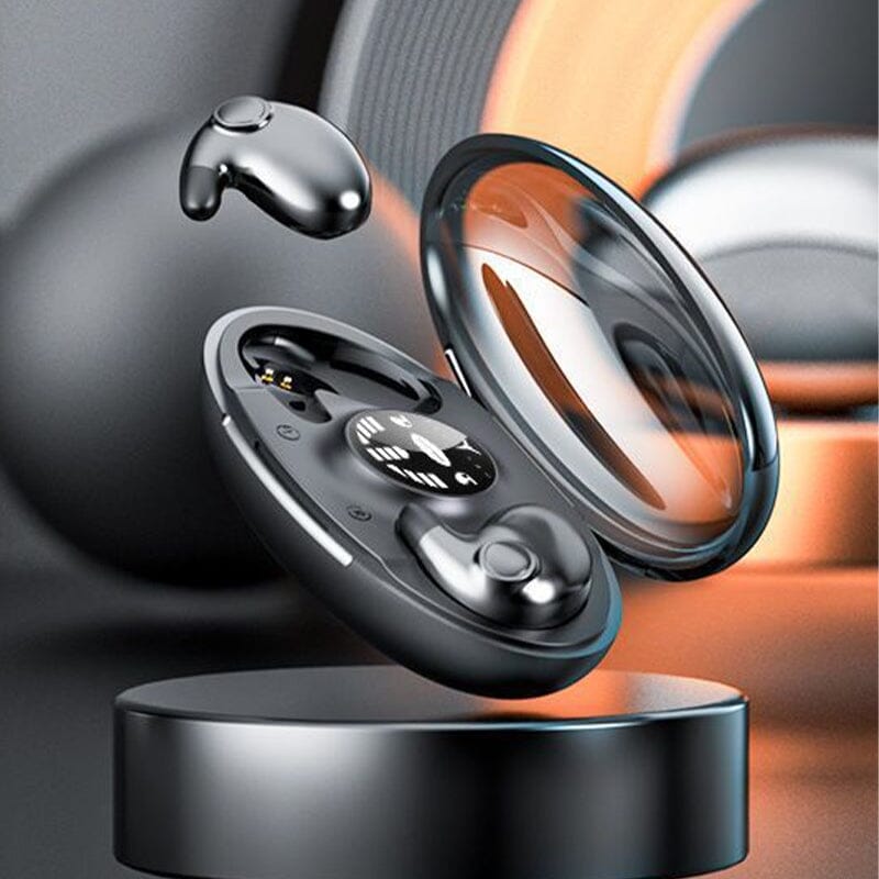 Bluetooth 5.3 Slaap Oordopjes Ultra Compact Draadloos Muziek In-Ear Onzichtbaar Geluidsdemping Handsfree Nachtrust Comfortabel Hardlopen Sport | Sansoti