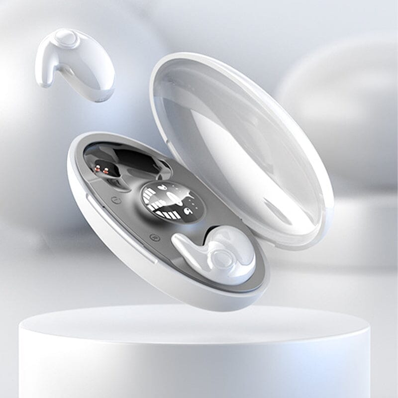 Bluetooth 5.3 Slaap Oordopjes Ultra Compact Draadloos Muziek In-Ear Onzichtbaar Geluidsdemping Handsfree Nachtrust Comfortabel Hardlopen Sport | Sansoti