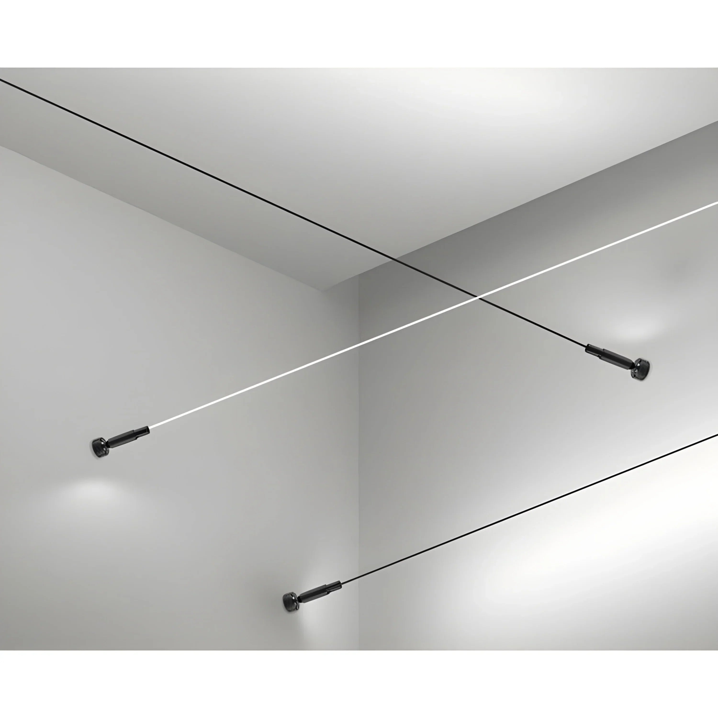 Wandleuchte LED Linear Dimmbar Edelstahl Acryl Schwarz Weiß Gold RGB Schlafzimmer Wohnzimmer Büro | Restfield