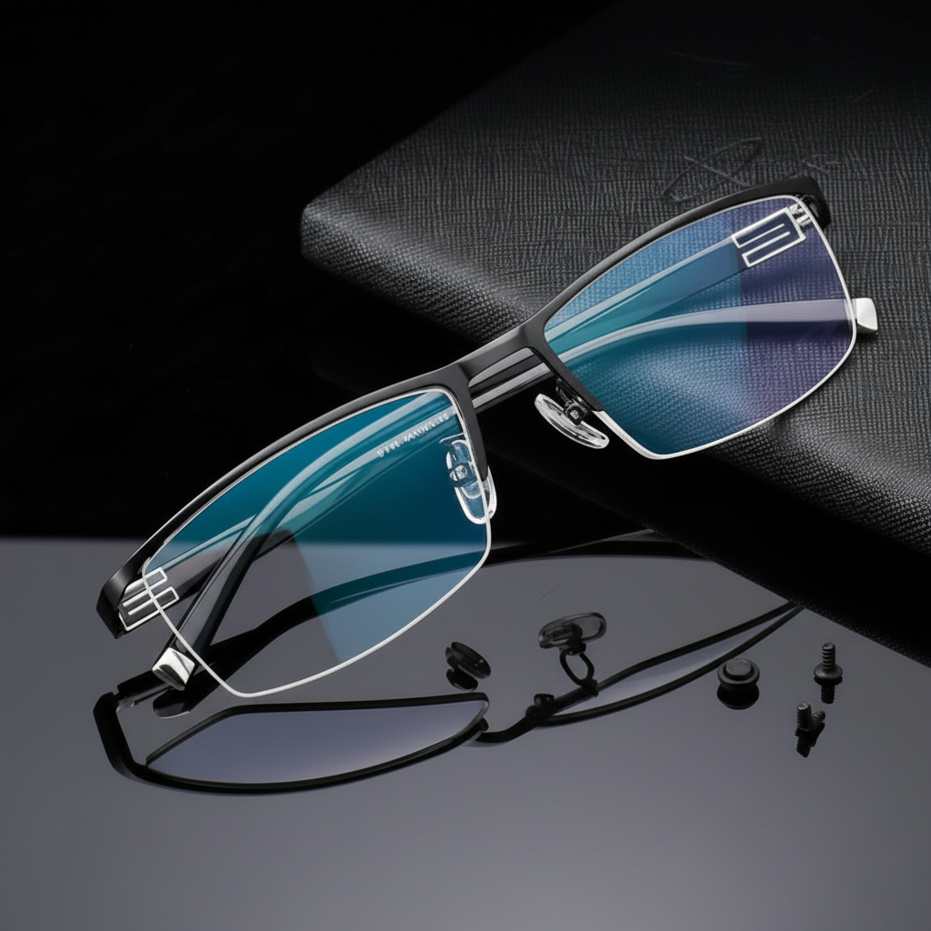 Progressive Lesebrille mit automatischer Anpassung — Blaulichtfilter & UV-Schutz für entspanntes Sehen | Sansoti