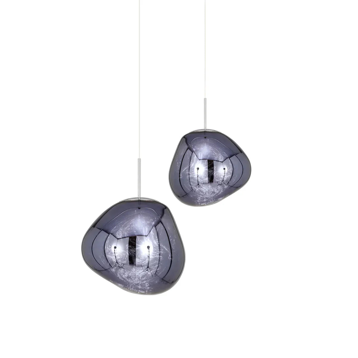 Hanglamp Organisch Acryl Lava Warm Wit E27 Woonkamer Slaapkamer Eetkamer 20 28 38cm | Sansoti