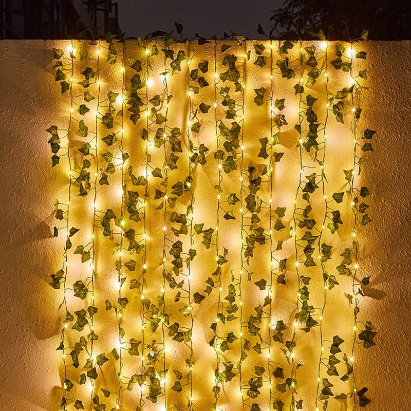 Zonne-energie Klimop Lichtslinger voor Tuin en Terras | Sansoti