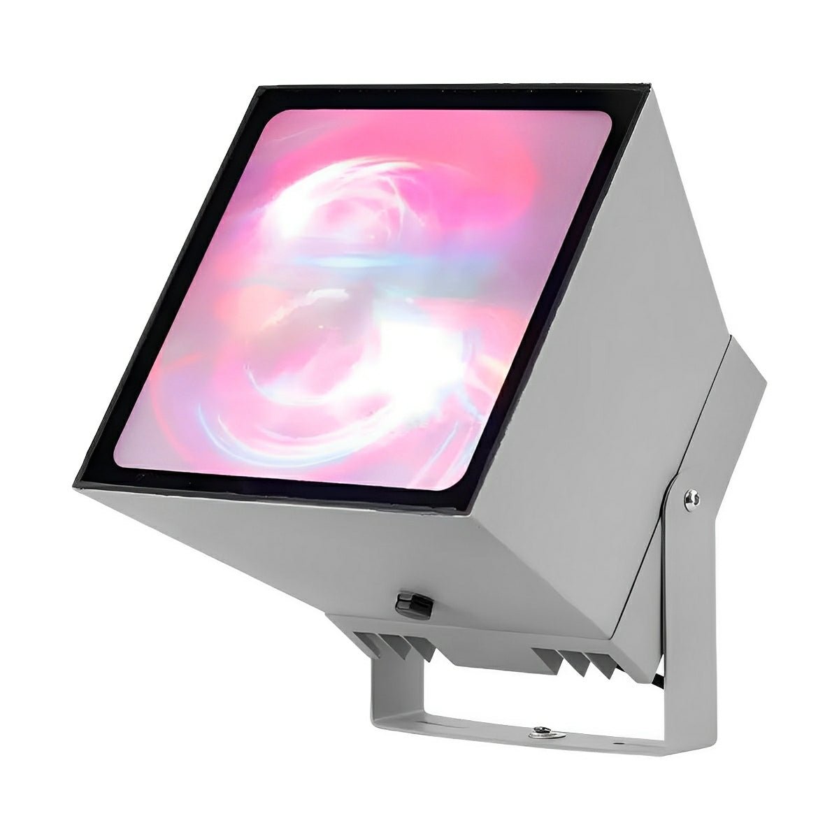 LED Scheinwerfer RGB Aluminium Grau IP65 Garten Fassade Baum Akzentbeleuchtung Außenstrahler Farbbeleuchtung Villa | Restfield