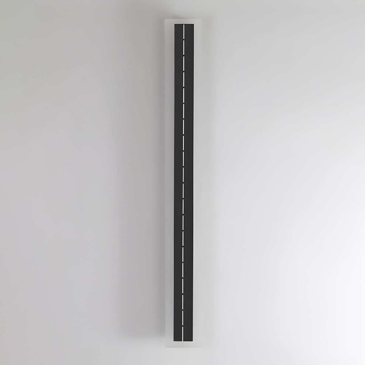 Solar-powered Outdoor Wall Light LED Strip Aluminum Waterproof IP65 for Garden Patio Facade Driveway | Sansoti