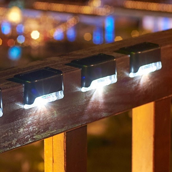Zonne-energie Trapverlichting Waterdicht LED Buiten voor Tuin en Trap | Sansoti