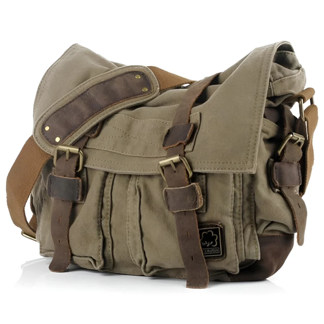 Canvas Crossbody Tas voor Heren – Ruim & Sterk – Ideaal voor Dagelijks Gebruik & Outdoor | Sansoti