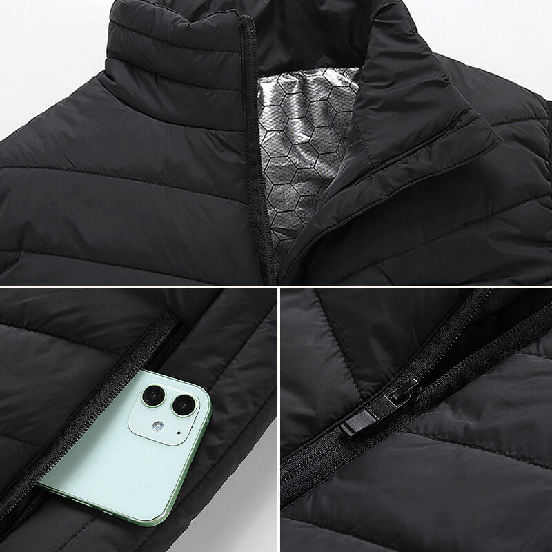 Verwarmingsvest met USB-Oplaadbare Verwarmingszones | Grafeen-Verwarmingstechnologie voor Outdoor & Winter | Sansoti