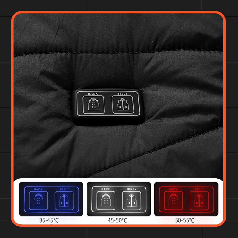 Verwarmingsvest met USB-Oplaadbare Verwarmingszones | Grafeen-Verwarmingstechnologie voor Outdoor & Winter | Sansoti