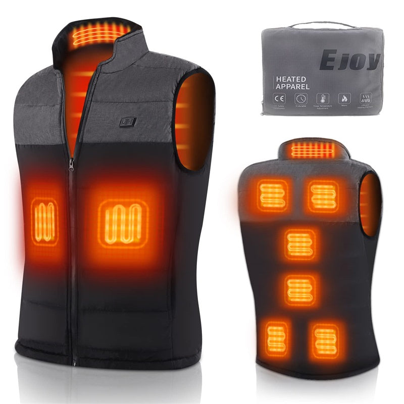 Verwarmingsvest met USB-Oplaadbare Verwarmingszones | Grafeen-Verwarmingstechnologie voor Outdoor & Winter | Sansoti