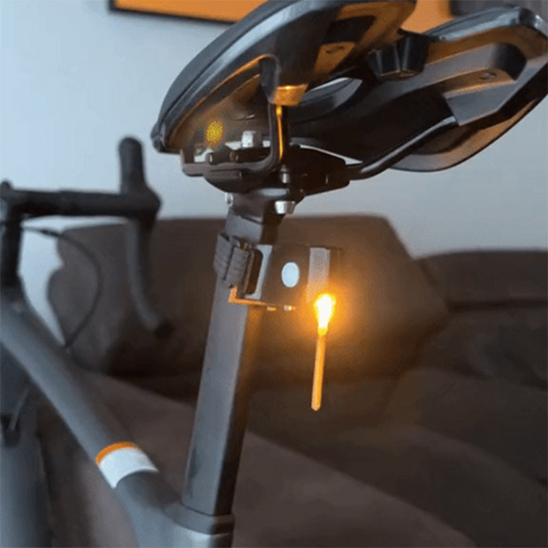 LED Achterlicht voor Fiets 40 Lumen Zichtbaarheid Veilig Fietsen Dag en Nacht Racefiets | Sansoti