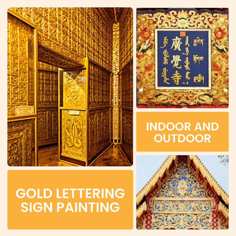 Metallic Verfafwerking Goud & Zilver 200g Waterbasis voor Decoratie Meubels Muren DIY Projecten Wonen | Sansoti