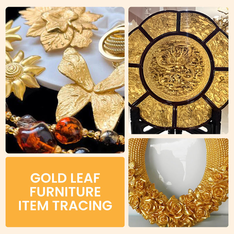 Metallic Verfafwerking Goud & Zilver 200g Waterbasis voor Decoratie Meubels Muren DIY Projecten Wonen | Sansoti