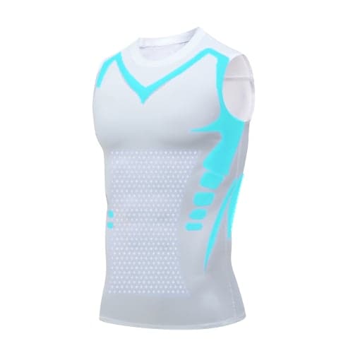 Ionic Shaping Vest voor Mannen – Compressie Shapewear Hemd zonder Mouwen – Lichaamsvormend en Comfortabel – Ademend Ontwerp voor Dagelijks Gebruik | Sansoti