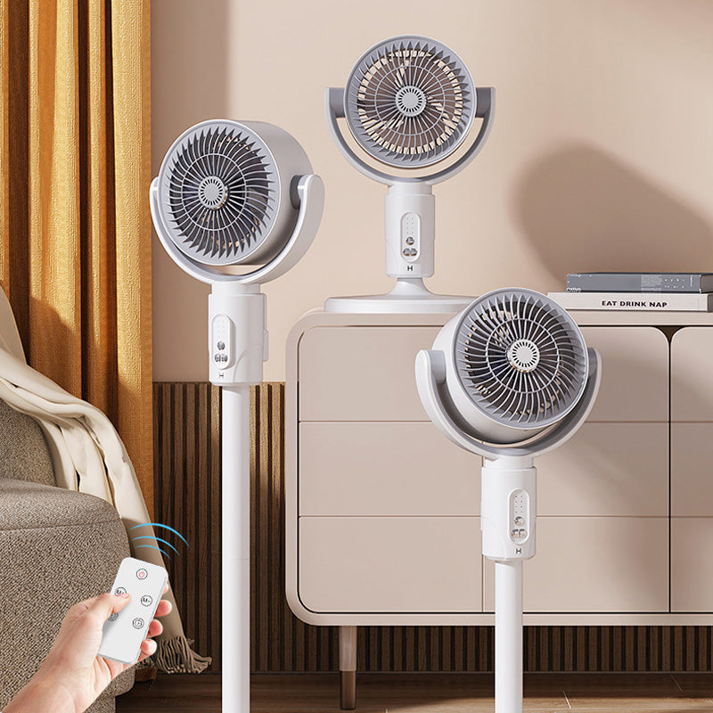 USB Standventilator met Hoogteverstelling en Afstandsbediening – 5 Snelheden en Oscillatie – Fluisterstil 36dB | Sansoti