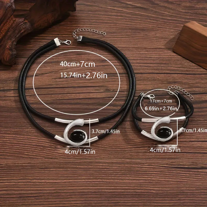 Vintage Boho Sieradenset met Delicate Patronen en Schitterende Accenten voor Moderne Elegantie | Sansoti