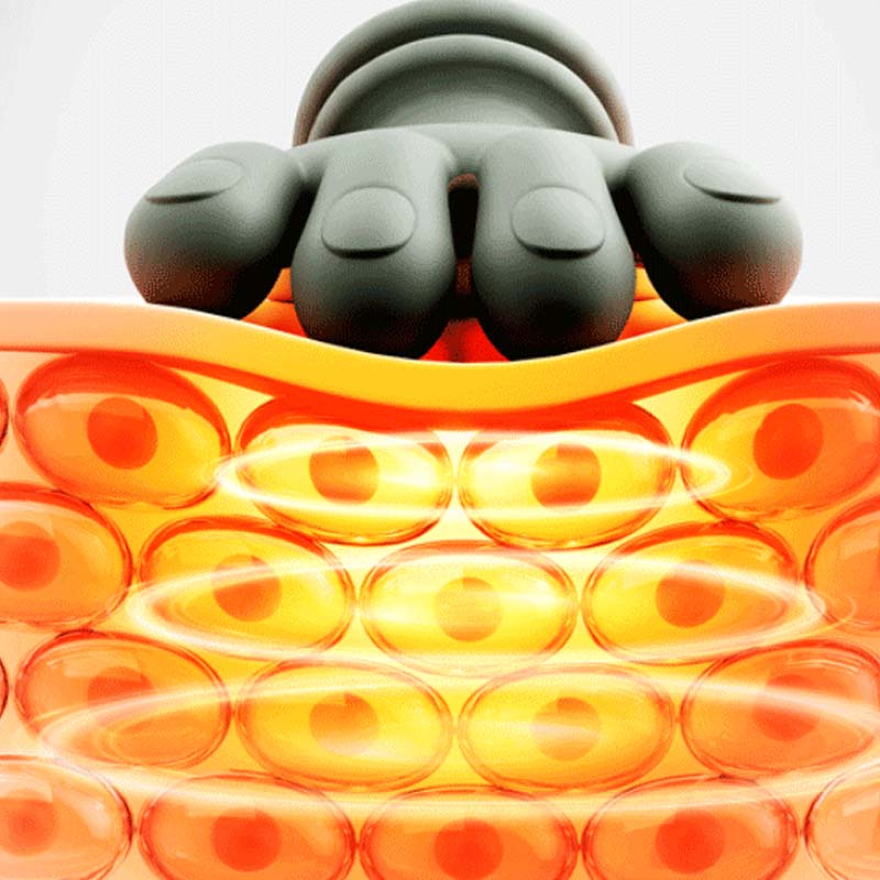 Shiatsu Massage Neksteun met Warmte voor Nek, Schouders en Rug – 3 Intensiteiten | Sansoti