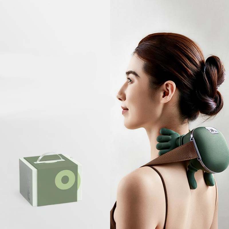 Shiatsu Massage Neksteun met Warmte voor Nek, Schouders en Rug – 3 Intensiteiten | Sansoti