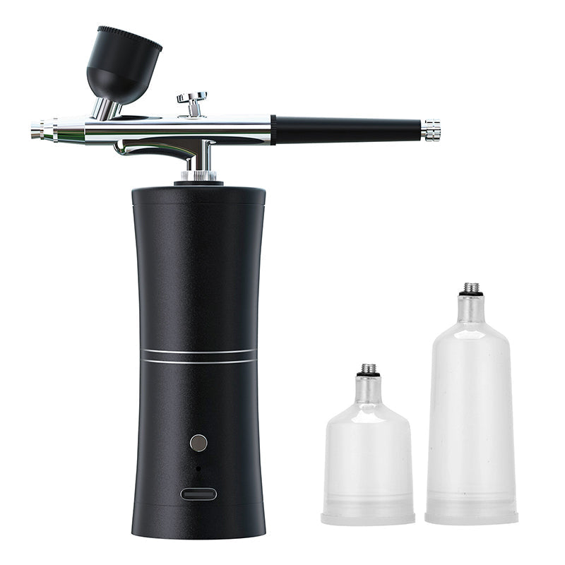 Draadloze Airbrush Pistool met 3 Verwisselbare Spuitkoppen en Oplaadbare Accu voor Modelbouw Kunst en Nail Art | Sansoti