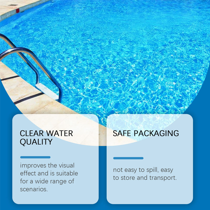 Zwembad Onderhoudsvloeistof 100 ml Chloorvrij voor Kristalhelder Water en Algenbestrijding | Geschikt voor Opblaasbaar Zwembad Jacuzzi Hottub Bubbelbad | Sansoti