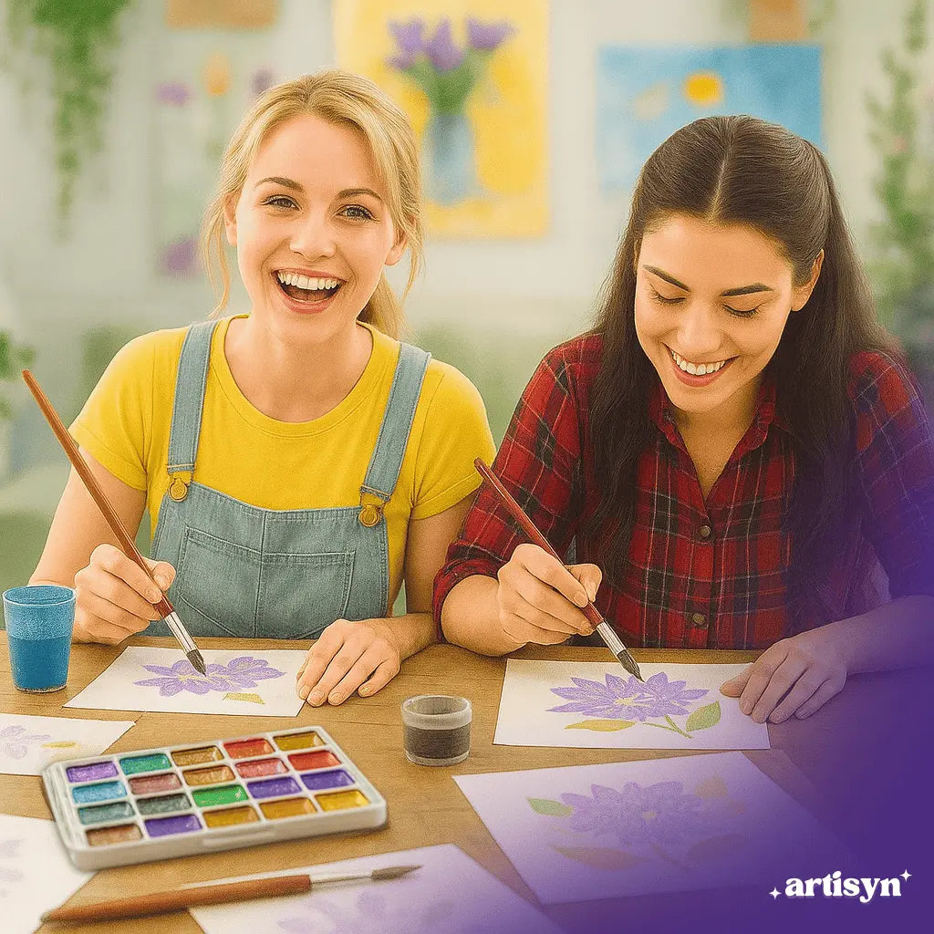 Iriserende Aquarel Verfset met Kleurverloop Effect – 10/20/50 Tinten – Ideaal voor Kunstenaars en Hobbyisten | Sansoti