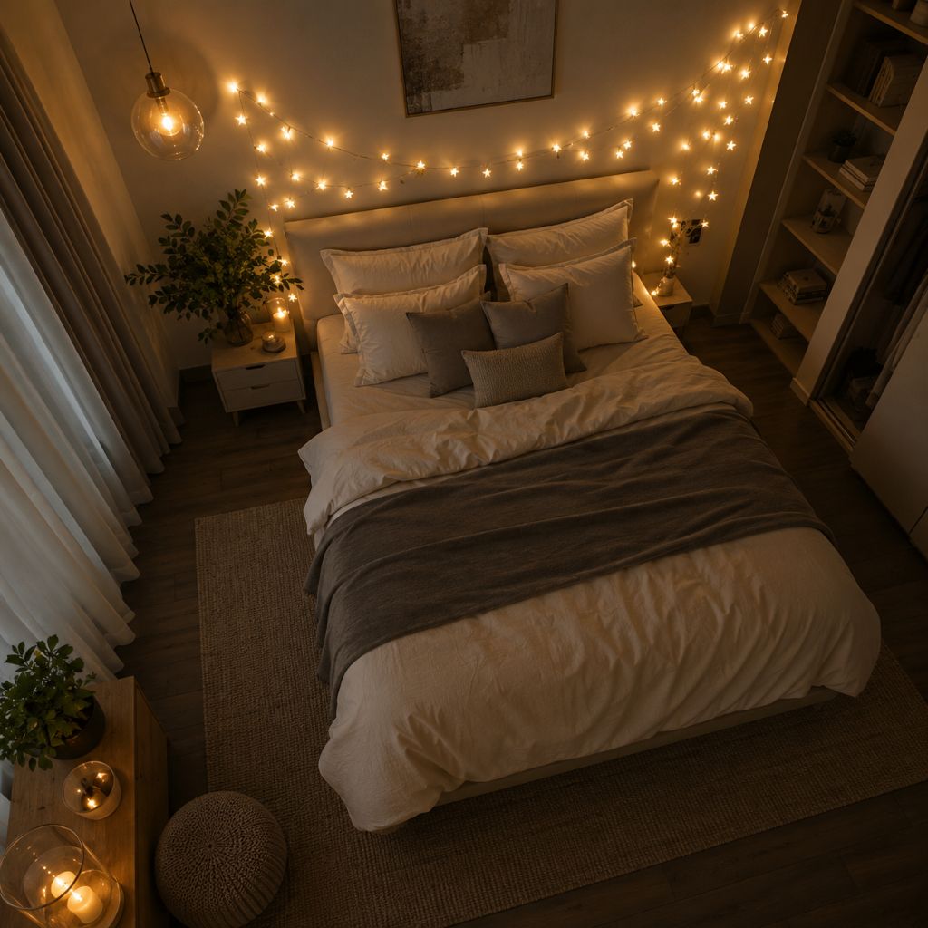 Guirlande lumineuse LED féerique à piles, blanc chaud, pour chambre d’enfant et de bébé, éclairage d’ambiance, décoration, étoiles et veilleuse | Sansoti