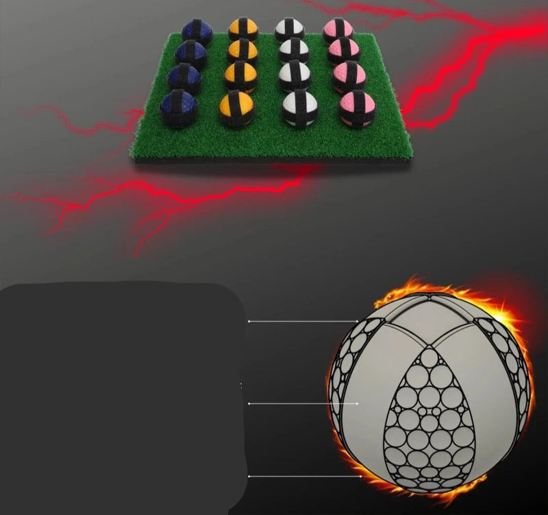 Klittenband Golf Spel Set met Doelmat en Ballen voor Binnen en Buiten Training Gezelligheid Kinderen Sport | Sansoti
