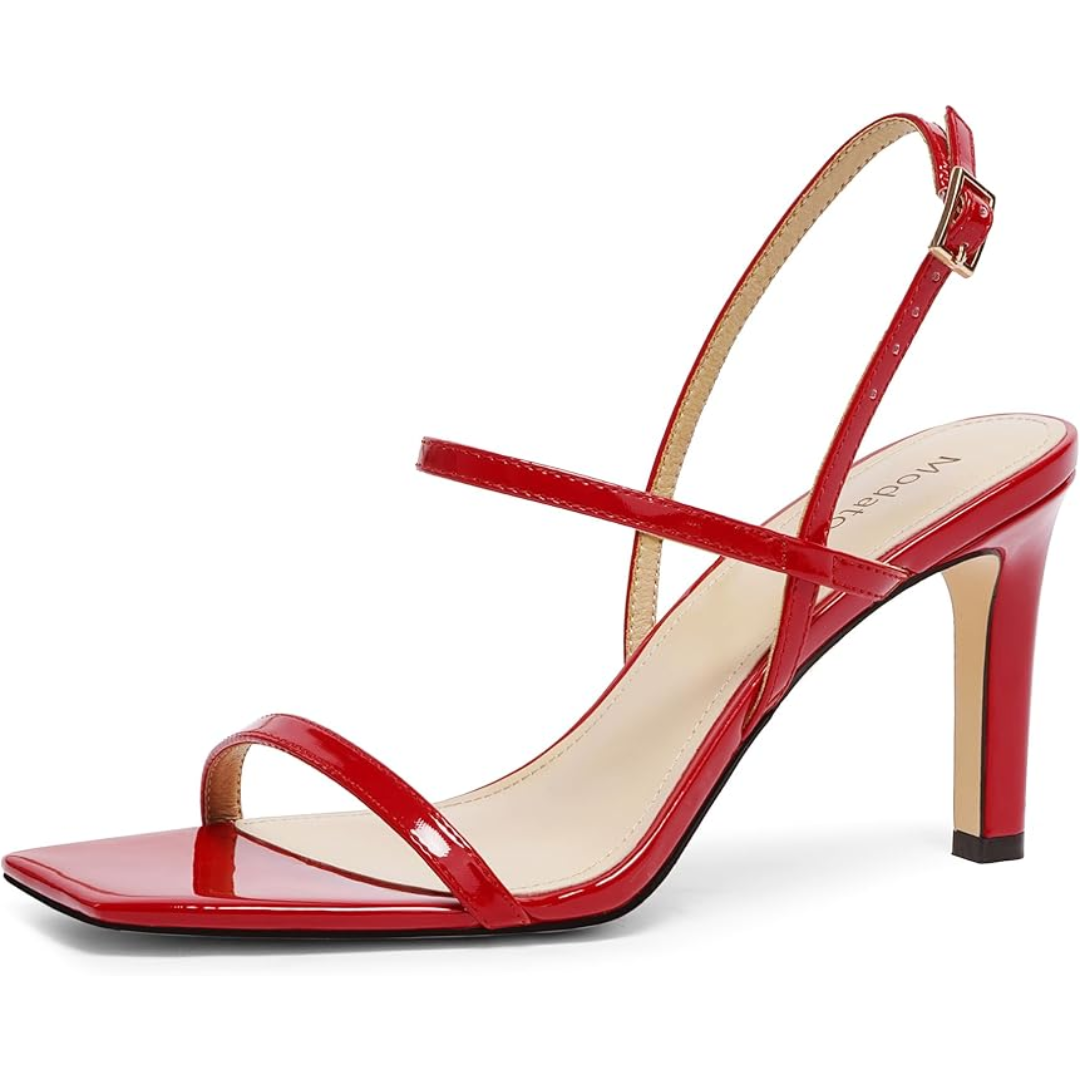 Strappy High Heel Sandalen met Enkelbandje – Elegant Open Teen Design voor Feesten en Speciale Gelegenheden | Sansoti