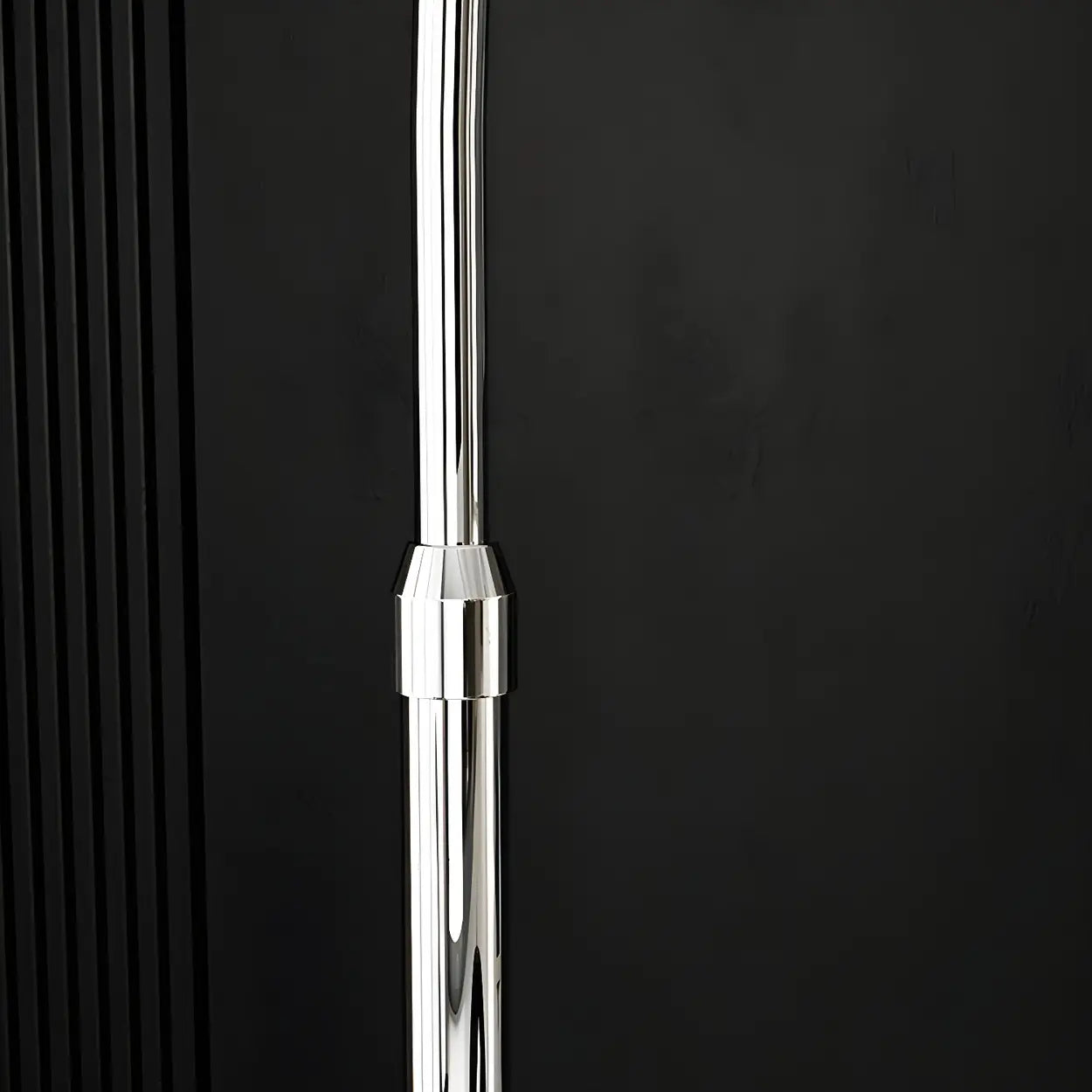 Lampadaire arc chrome noir argent réglable 180cm E27 Salon Moderne | Restfield