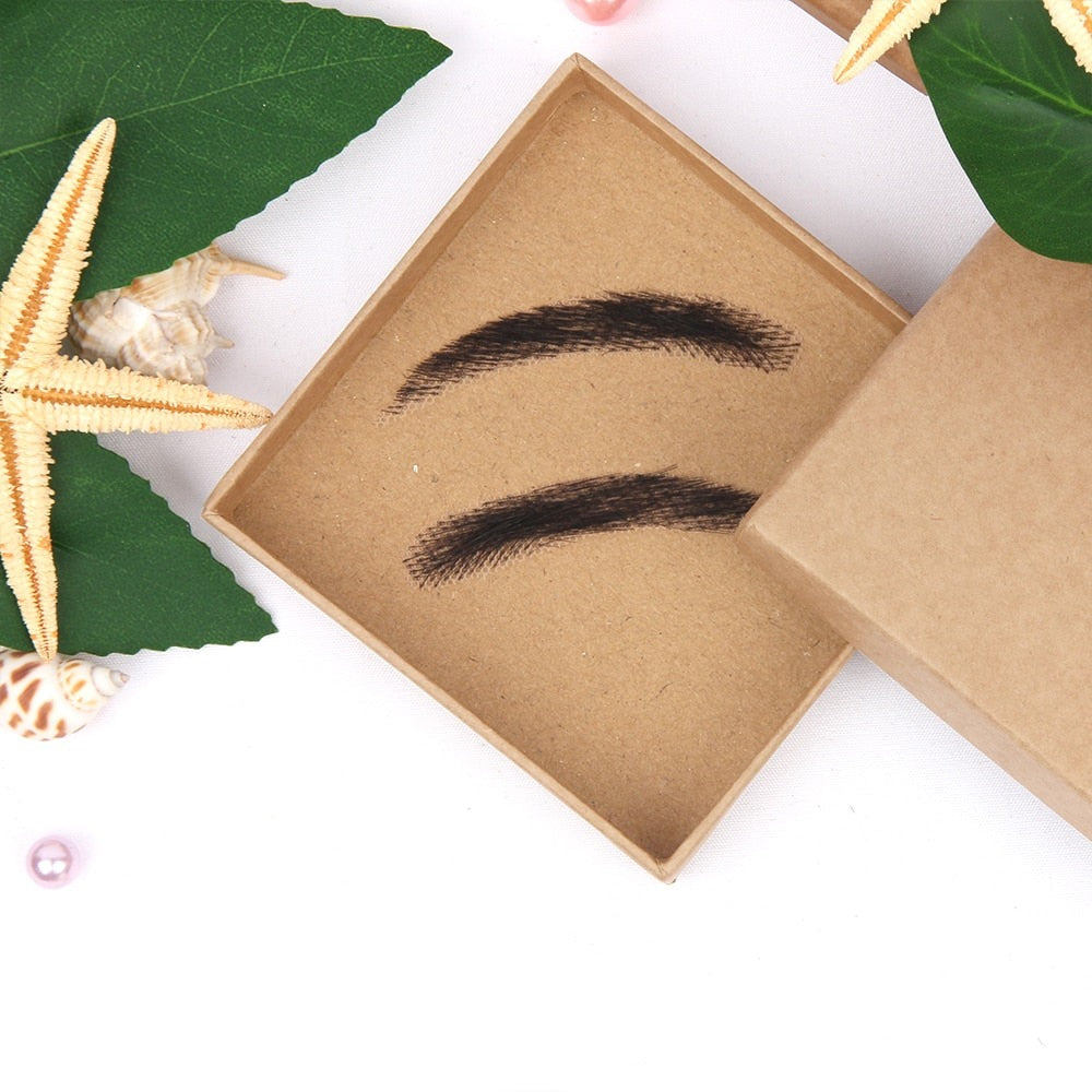 Extension naturelle pour sourcils en fibres 4D, réutilisable et réglable, pour des sourcils épais, maquillage et beauté | Sansoti