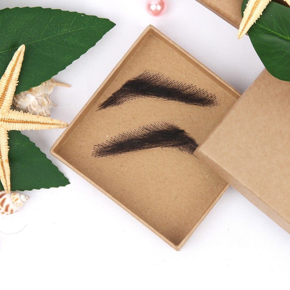 Extension naturelle pour sourcils en fibres 4D, réutilisable et réglable, pour des sourcils épais, maquillage et beauté | Sansoti