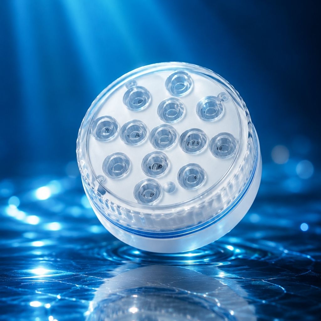 Lampe LED sous-marine RGB pour piscine avec télécommande, 13 couleurs, étanche IP68, éclairage décoratif | Sansoti