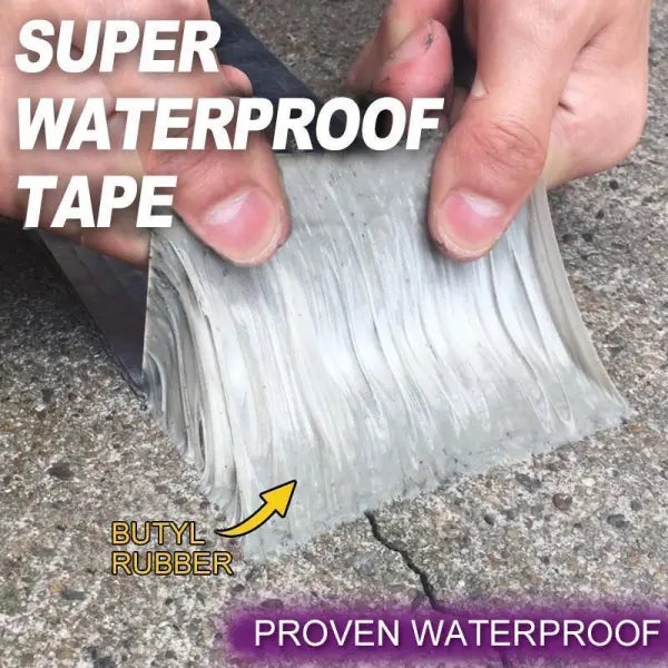 Waterdicht Reparatietape met Aluminium Afwerking voor Lekken Scheuren Voegen Hittebestendig Butylrubber | Sansoti