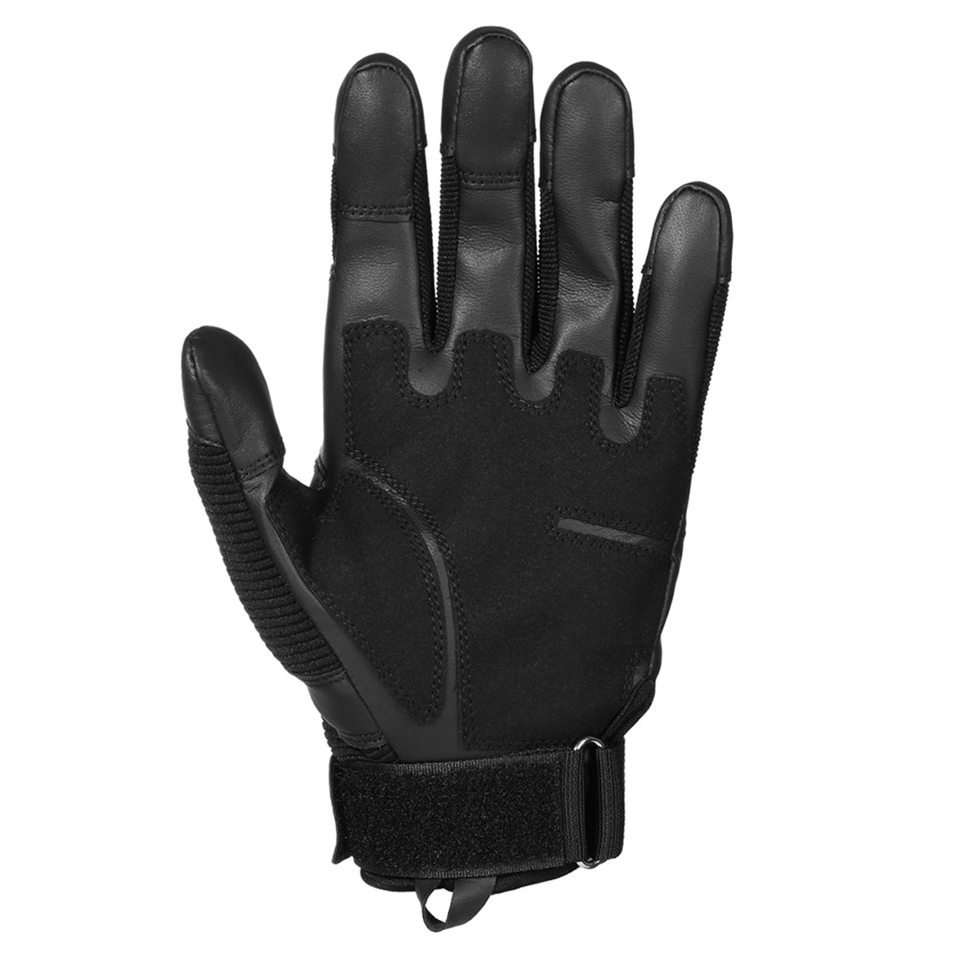 Winterhandschoenen Leer en Katoen Zwart Touchscreen Compatibel Winddicht Warm Outdoor Wandelen Heren Dames | Sansoti