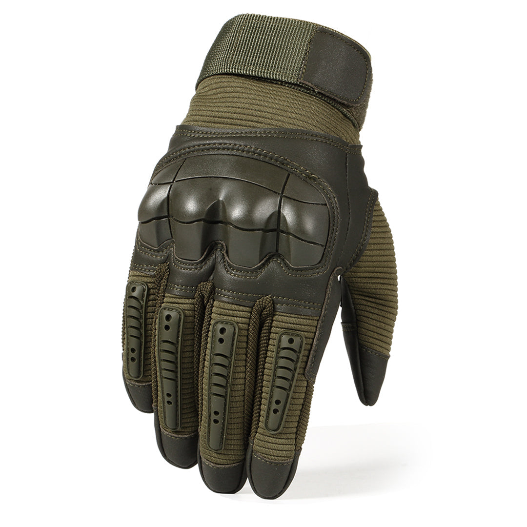 Gants tactiques en cuir et coton, outdoor, verts, pour la survie, le bricolage et le jardinage, gants de travail antidérapants à bonne prise, S M L XL | Sansoti