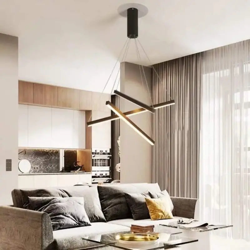 Hanglamp Trap XXL Modern Design LED Aluminium Acryl 300cm | Sansoti