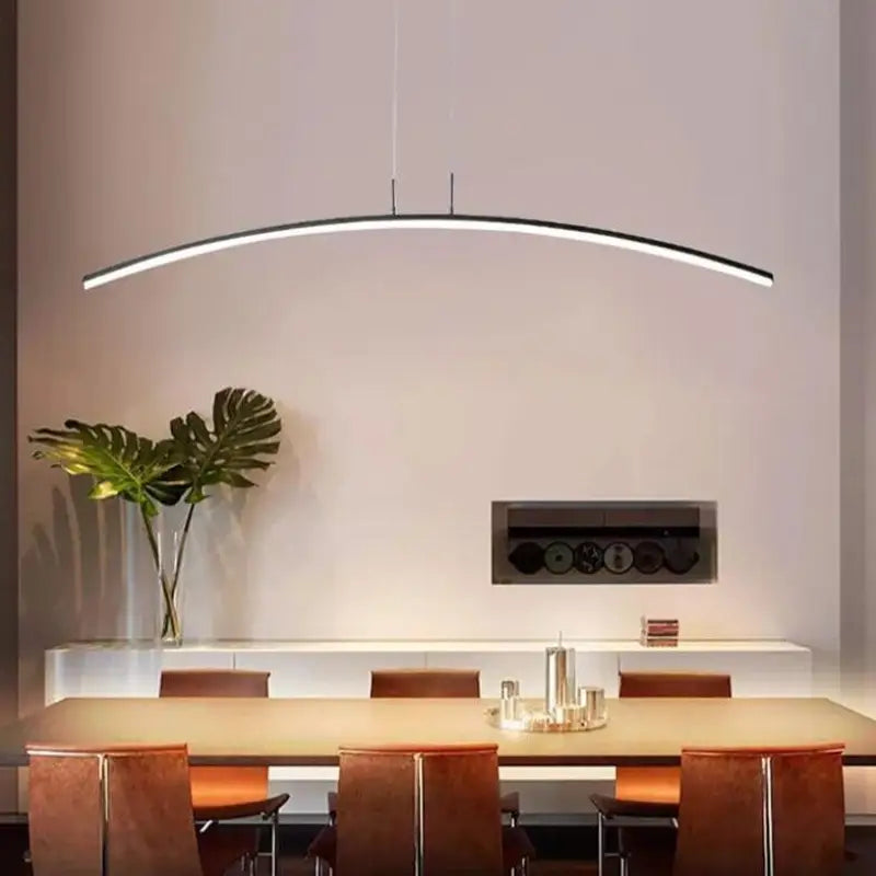 Hanglamp Keuken Design Aluminium Acryl LED G9 26W Zwart Eettafel Woonkamer Modern | Sansoti